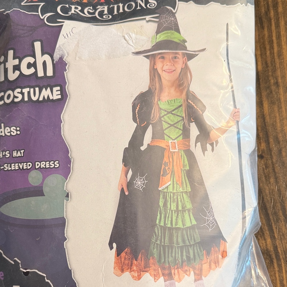 Spooktacular Creations Witch Costume for Toddler Girl - Black and Orange (3T) - Picture 2 of 6